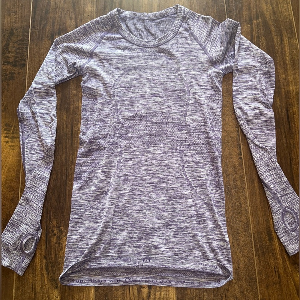Lululemon Long Sleeved Running Shirt Size 4